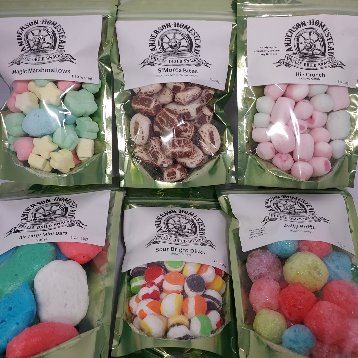 Freeze Dried Candy 2A Medium Box of 6