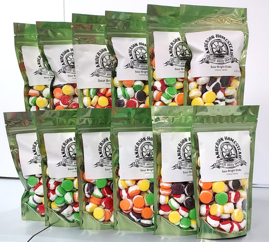 Wholesale Sour Bright Discs Case of 12