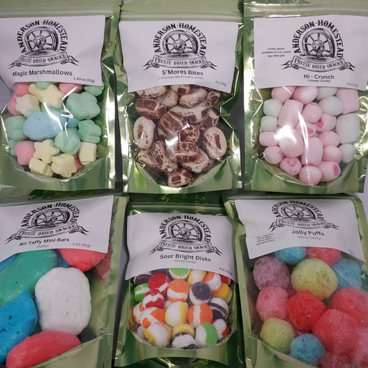 Freeze Dried Candy 2A Medium Box of 6